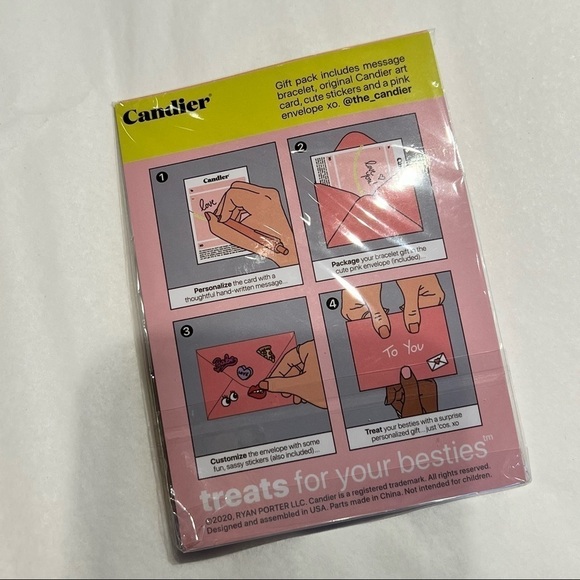 Candier “Heart Naps” Beaded Bracelet - Picture 2 of 3